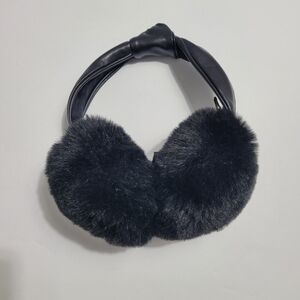Black Faux Fur Earmuffs